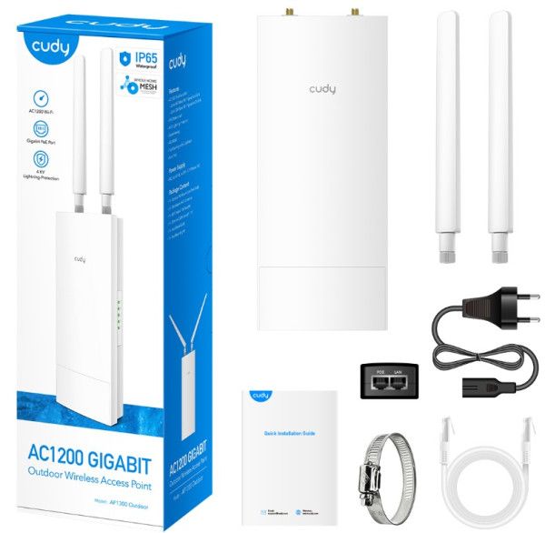 Cudy Ap Outdoor Ac Gigabit Wireless Access Point Bazzar Rs