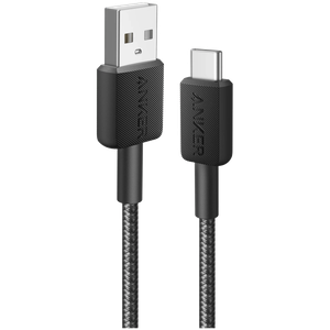 Anker 322 USB-A to USB-C Kabl 90 cm, Braided Black