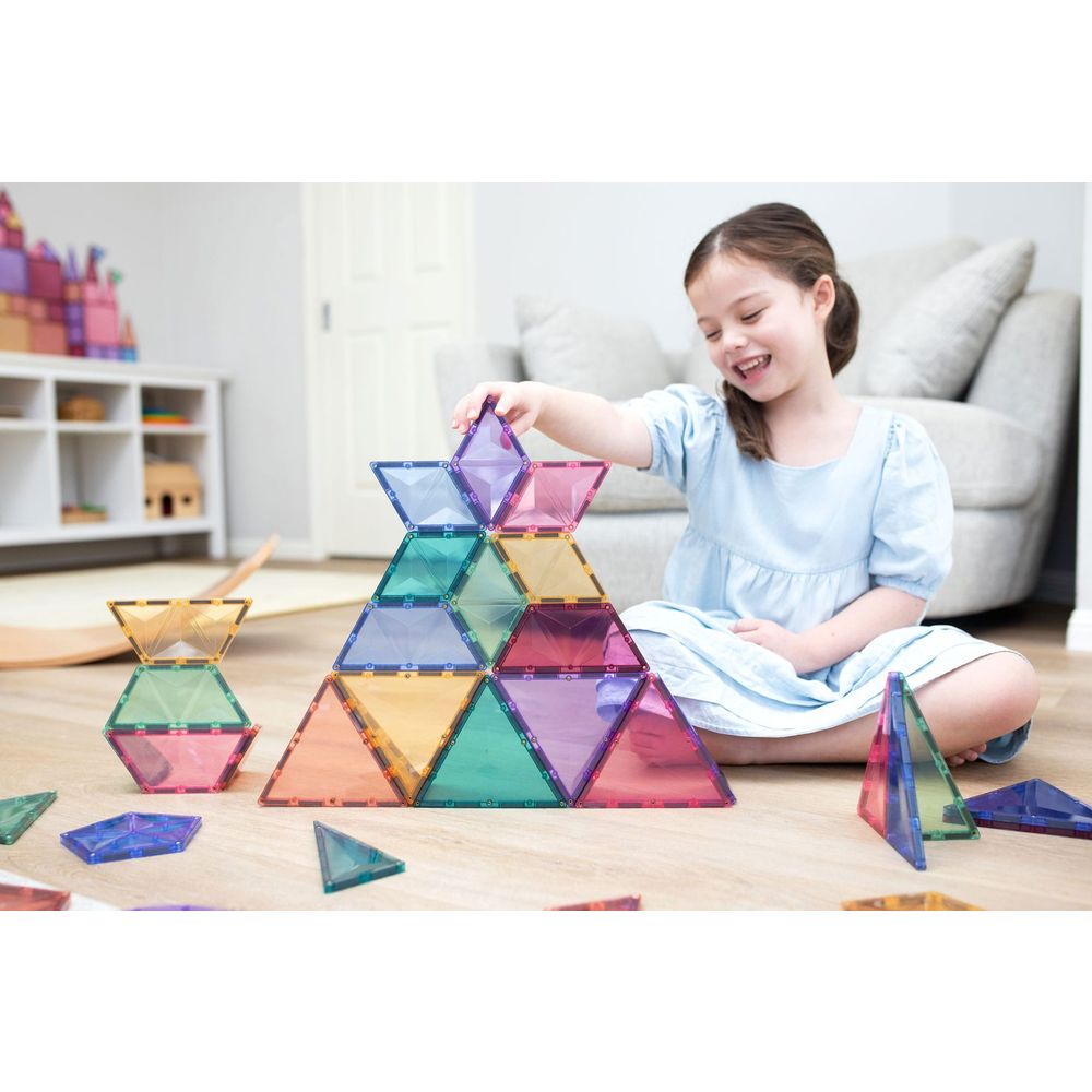 Connetix Magnetne pločice za slaganje Pastel Shape Expansion Pack, 48kom slika 5