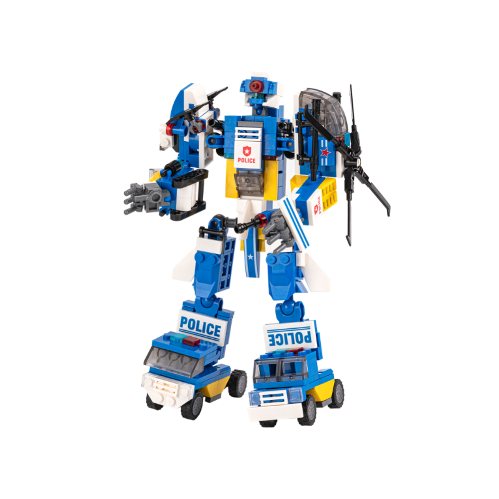 Deli Mini kocke Police 74581 - Policijski Transformer slika 1