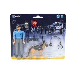 Bruder figura policajca sa psom 19cm