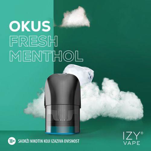 IZY VAPE Pod, Fresh Menthol 10mg slika 3