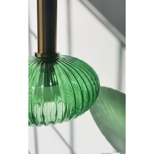 TOOLIGHT Stropna viseća staklena svjetiljka Zelena APP465-1CP slika 11
