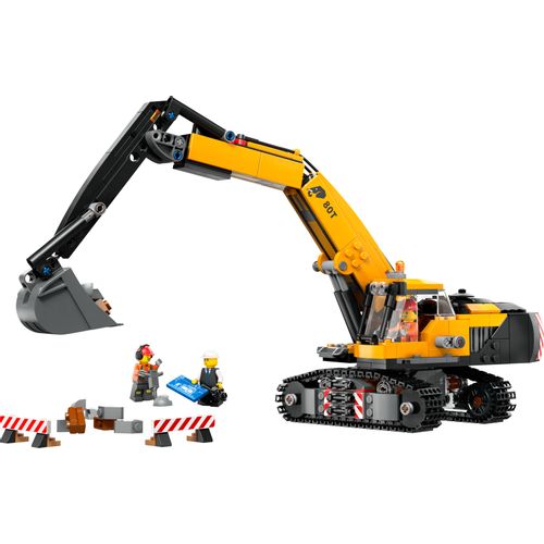 LEGO® CITY 60420 Žuti građevinski bager slika 4