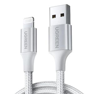 Kabel UGREEN, Lightning na USB 2.0 A (M), srebrni, 1m