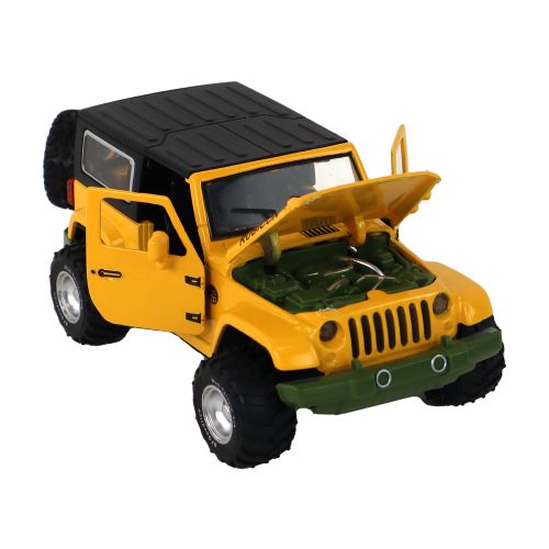 Rubicon off-road metalni auto 1:32 žuti slika 5