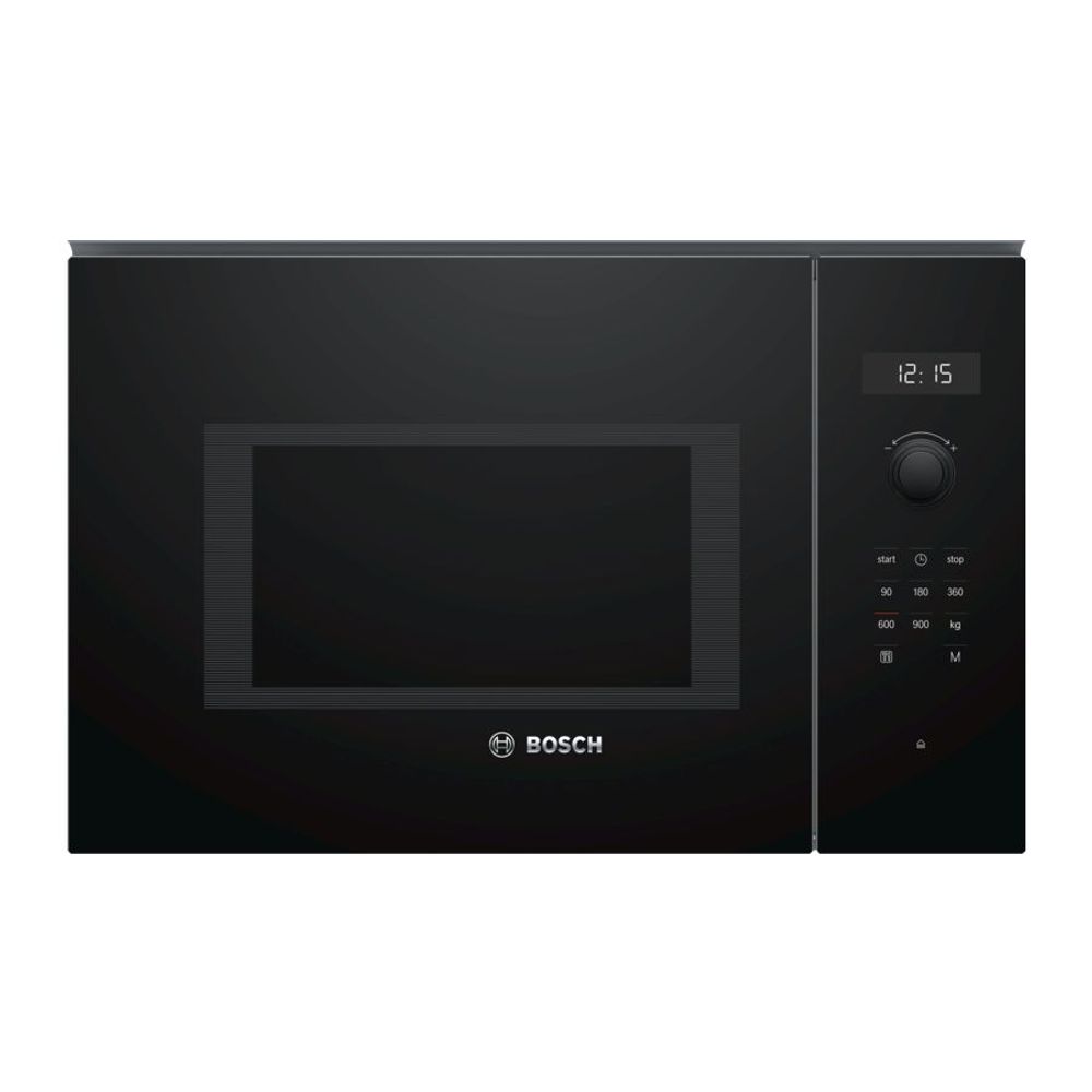 BOSCH mikrovalna Serie 6| CRNA, 900W, Autopilot 7, 25L; Lijevo otvaranje, CN slika 1