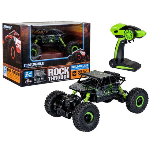 Rock Crawler auto na daljinsko upravljanje 1:18 crno-zeleni slika 8