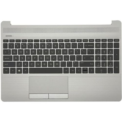 Palmrest (C Cover) sa tastaturom za laptop HP 250 255 256 G8 15S-DU 15-DW srebrni slika 1