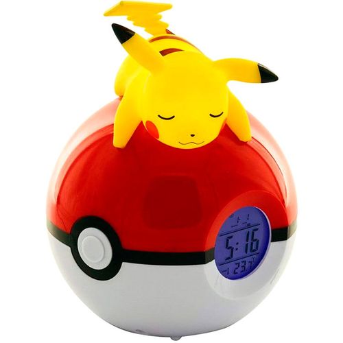 Pokemon Pikachu Pokeball svjetiljka alarm clock slika 6