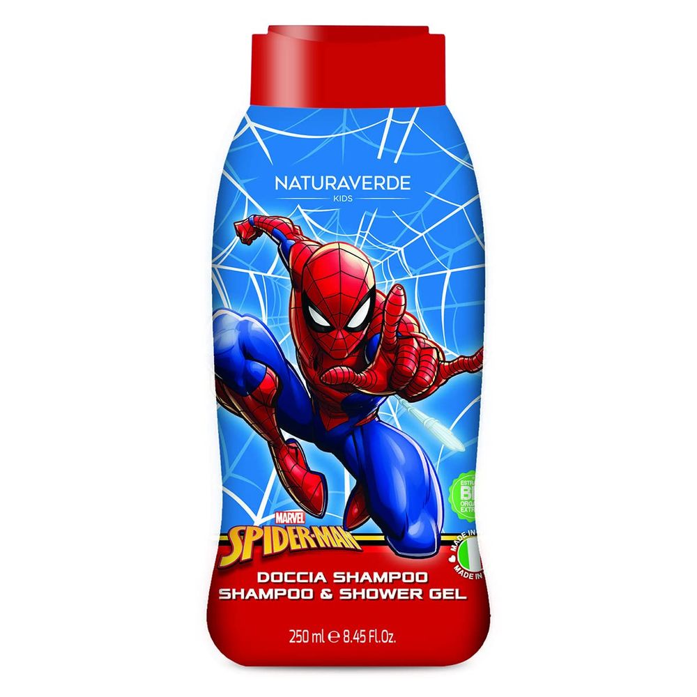 Naturaverde Kids Spiderman Šampon i gel 250ml organic slika 1