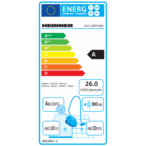 Heinner usisavač HVC-M700BL slika 2