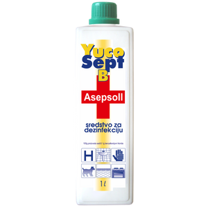 ASEPSOLL yucosept 1.0% koncentrovano tečno sredstvo za dezinfekciju 1 l
