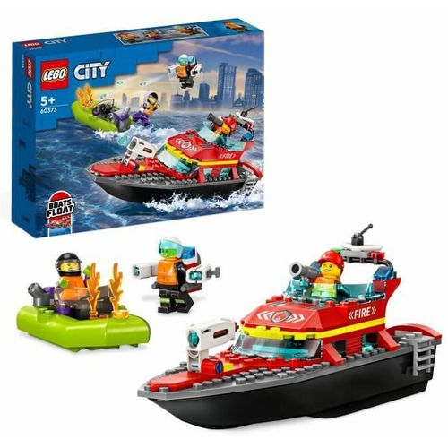 Playset Lego City 60373 The firefighters' rescue boat Pisana 144 Dijelovi slika 1