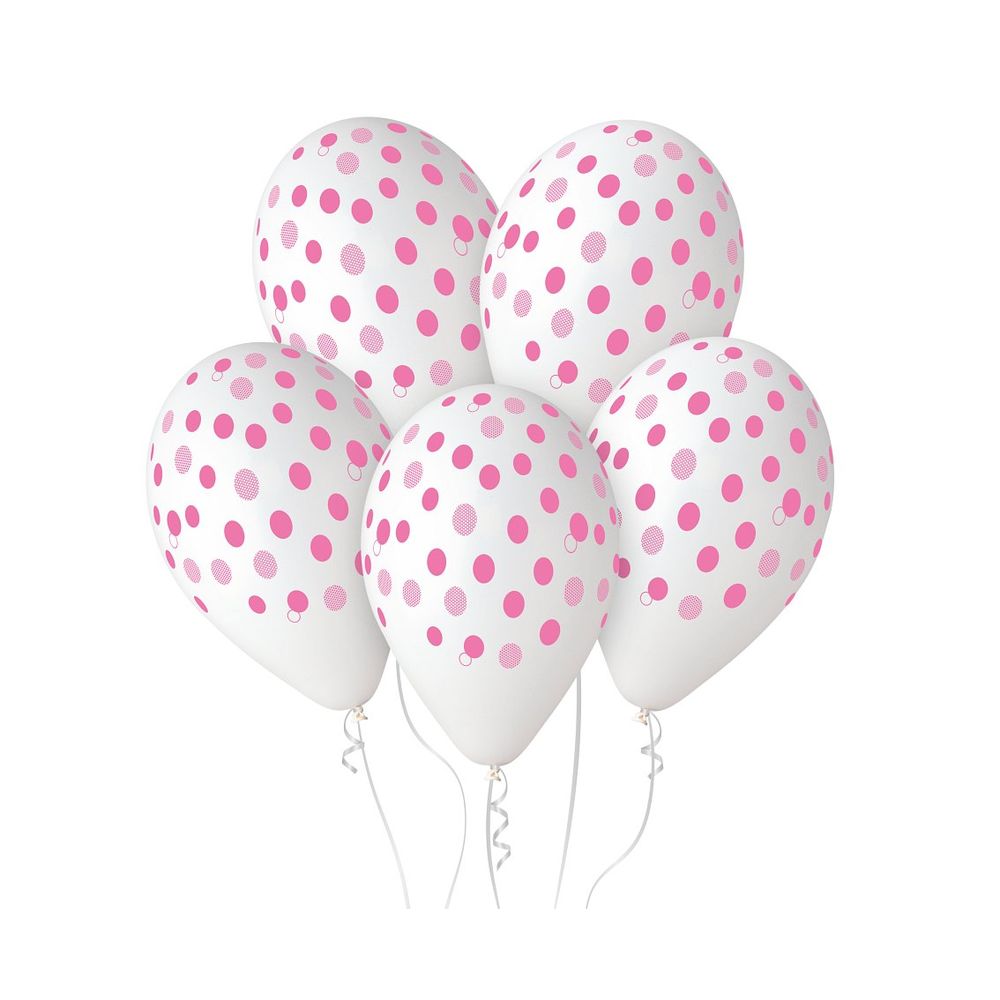 GoDan GS110-GKIR Balon sa Pink Tufnama 30cm, 5kom slika 1