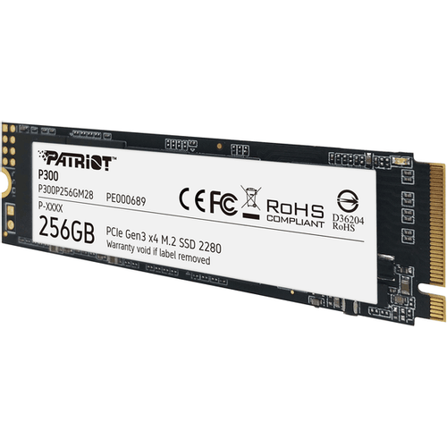 Patriot SSD 256GB M.2;P300 M.2 PCIe Gen 3 x4up to R/W : 17000/1100MB/s slika 1