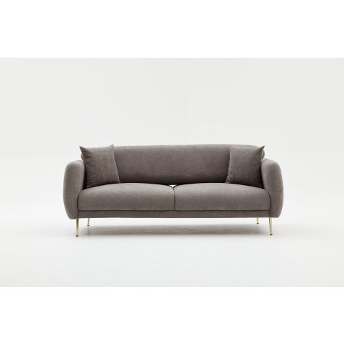 Atelier Del Sofa Trosjed na razvlačenje, Sivo Zlato, Simena - Grey slika 8