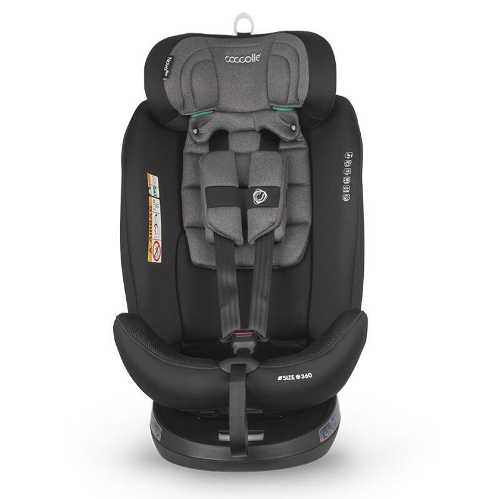 Coccolle® Autosjedalica Nova iSize 360° 40-150cm Isofix, Diamond Black slika 4