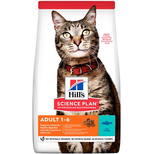 Hill's™ Science Plan Mačka Adult 1-6 s Tunom, 1,5kg slika 1