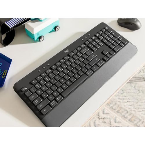 Bežična tipkovnica Logitech K650 Signature, USB, grafitna, SLO raspored slika 5