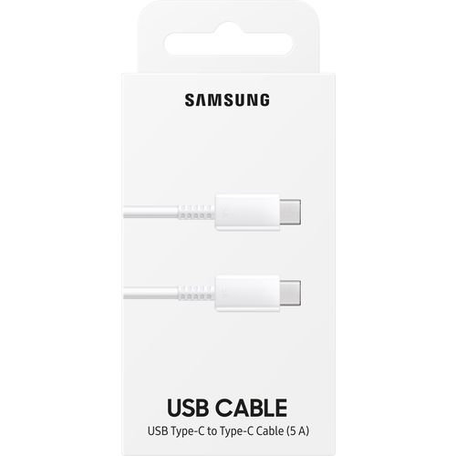 Samsung podatkovni kabel C-C 100 cm, 5A, white slika 2