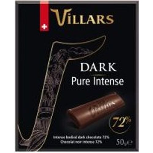 VILLARS pure tamna  čok.72% kakaa 50g slika 1