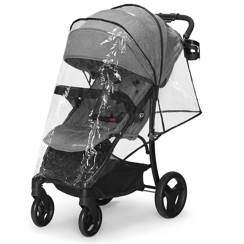 Kinderkraft sportska kolica Cruiser, siva slika 5