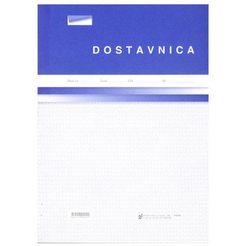 I-29/A-NCR DOSTAVNICA S PRIMKOM A-4; Blok 3 x 50 listova, 21 x 29,7 cm slika 1