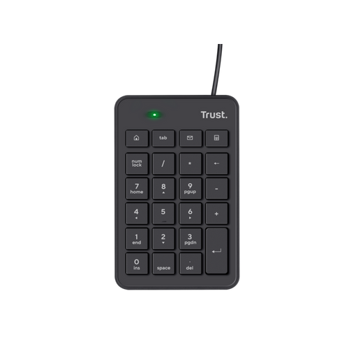 Tastatuta TRUST XALAS USB numerička crna slika 2