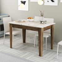Woody Fashion Kuhinjski stol, Kiev 506 - Walnut, White