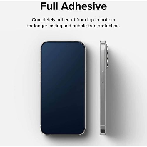 Ringke Cover Display ID Glass kaljeno staklo za iPhone 15 Pro Max -crno slika 4