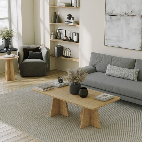 Mushroom 2 - Sapphire Oak Sapphire Oak Coffee Table slika 2