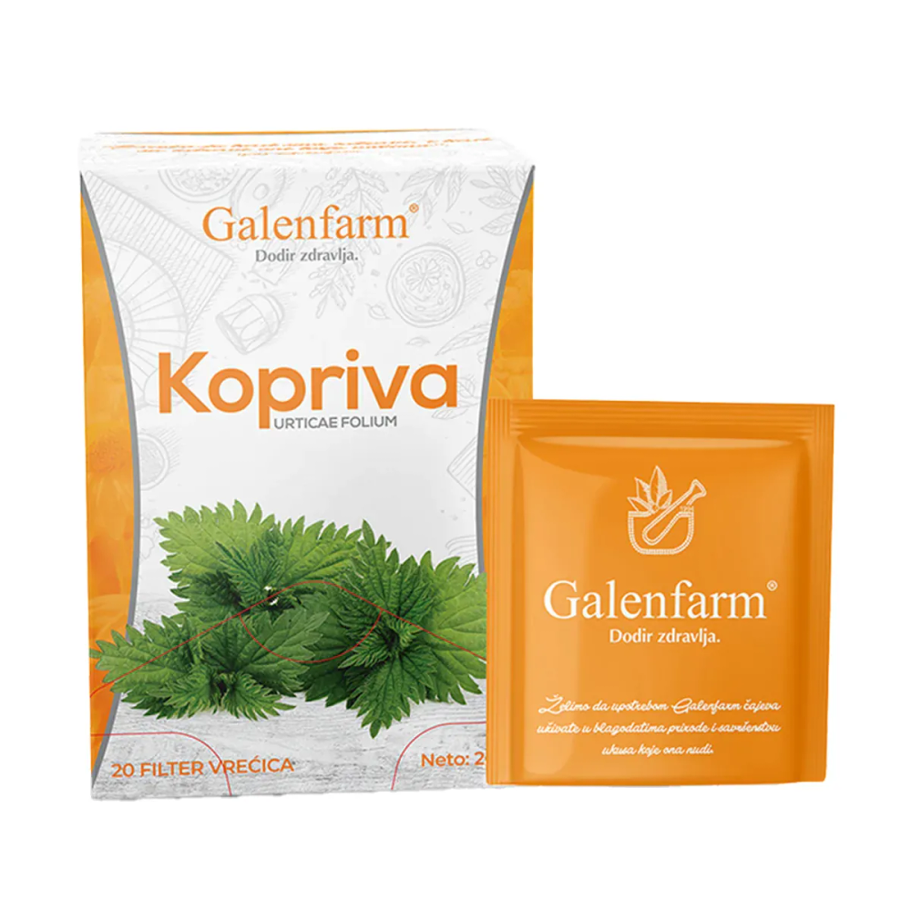 Galenfarm Čaj od koprive filter A20 slika 1
