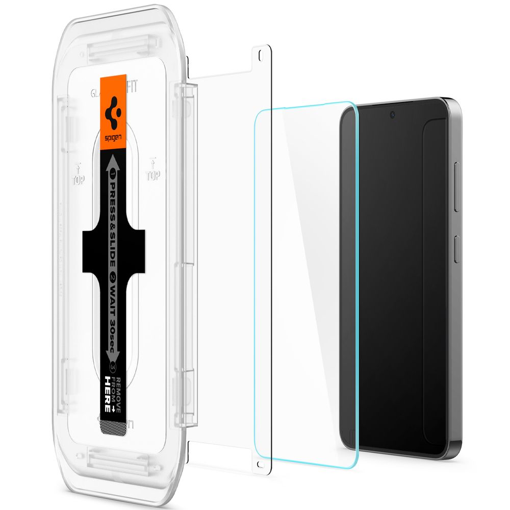 Spigen Glass tR EZ Fit HD Transparency 2 Pack - Samsung Galaxy S24 slika 6