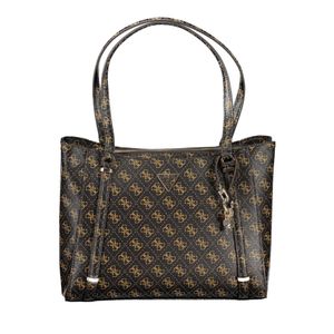 GUESS JEANS WOMEN'S BAG BROWN