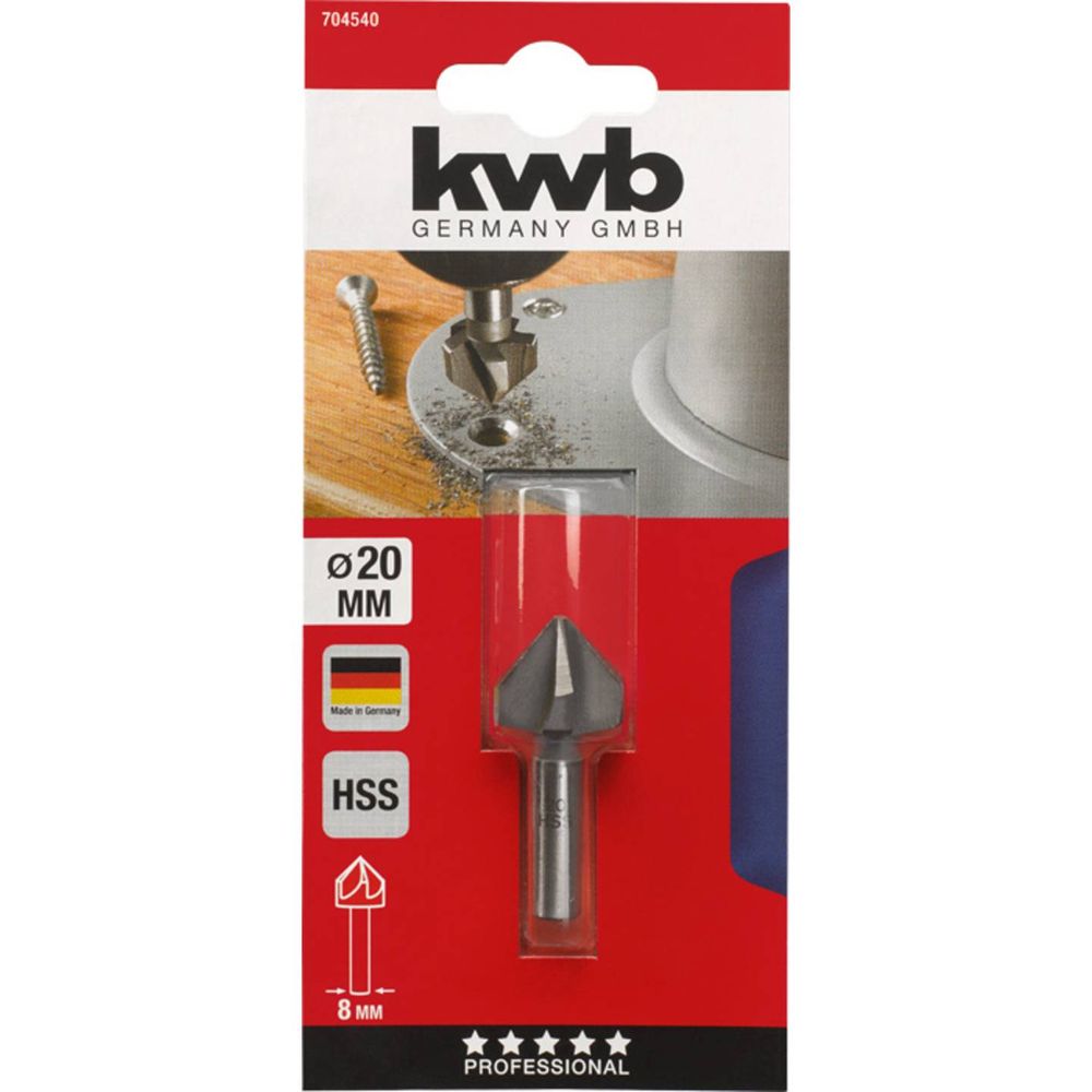 KWB razvrtač za metal hss 20 mm, sb slika 2