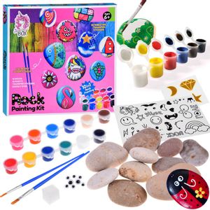 Kreativni set za oslikavanje kamenčića 12 boja