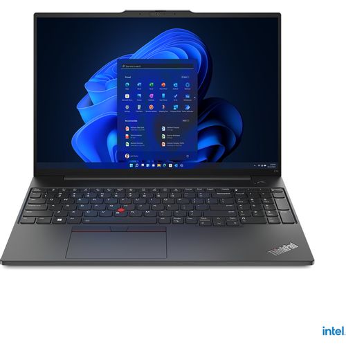 Laptop LENOVO ThinkPad E16 G1 DOS i7-13700H 16" WUXGA IPS AG 16GB 512GB SSD FPR backlit SRB crna slika 1