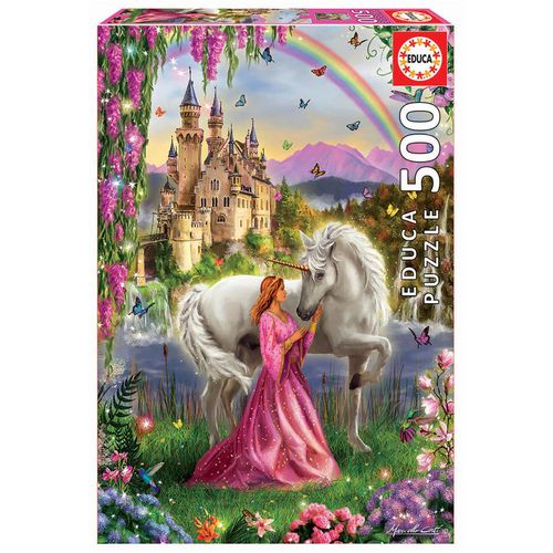 Fairy and Unicorn puzzle 500pcs slika 1