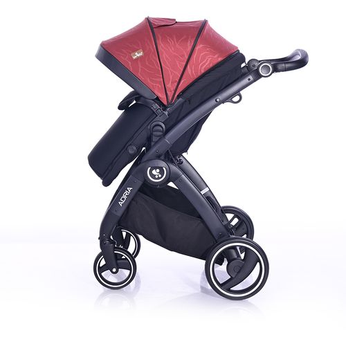 LORELLI ADRIA Kolica Black/Red 2u1 SET: Košara + Putna Torba + Zimska Navlaka (do 15 kg) slika 8