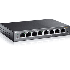 TP-Link TL-SG108PE, PoE 8-port GbE switch, metalno TL-SG108PE