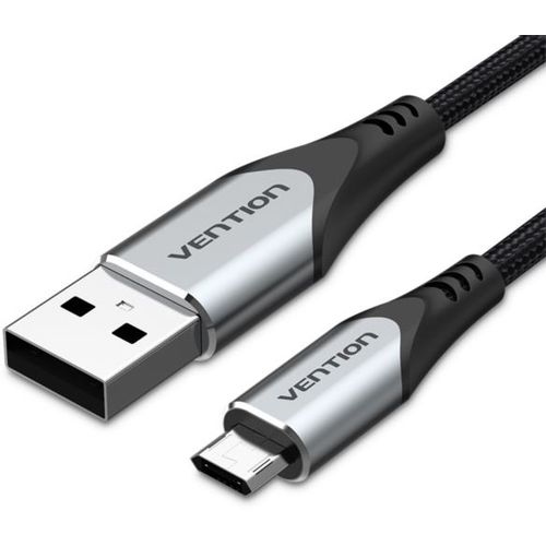 Vention USB 2.0 A Male to Micro-B Male Cable 1M Gray slika 1