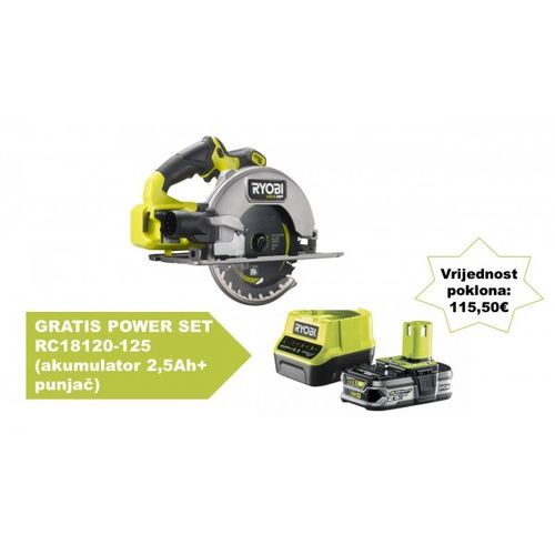 Ryobi aku kruž.pila RCS18X-0 (18V,ONE+,184mm,BL,bez aku) 30r slika 1