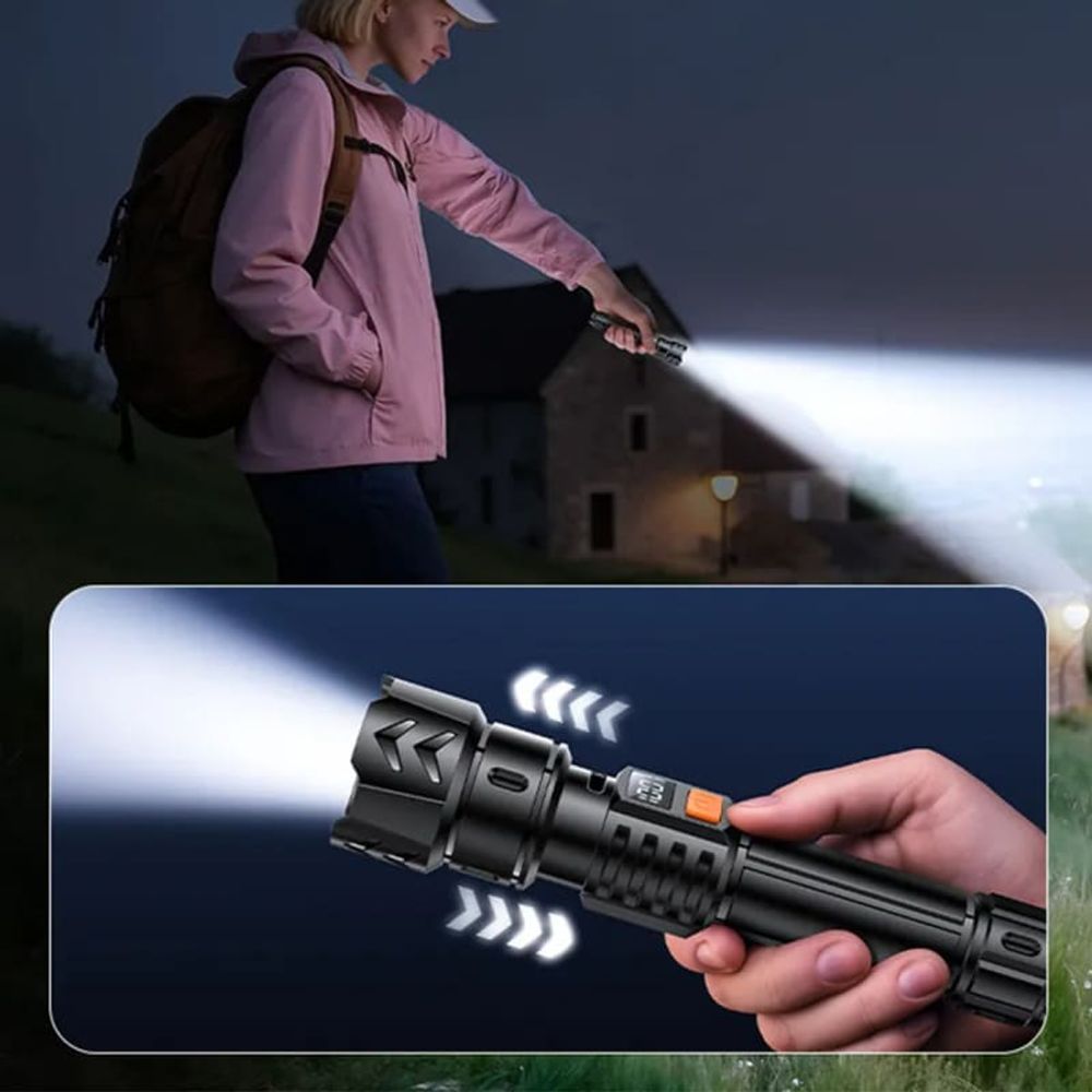 Ručna LED svjetiljka Yesido TC10 - 220lm - crna slika 3