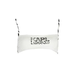 KARL LAGERFELD BEACHWEAR SWIMSUIT TOP WOMAN WHITE