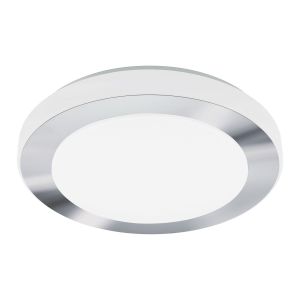 Eglo Carpi Plafonjera/1 - LED Osvjetljenje, 16W, 1500lm, IP44, Promjer 385mm, Krom/Bijela