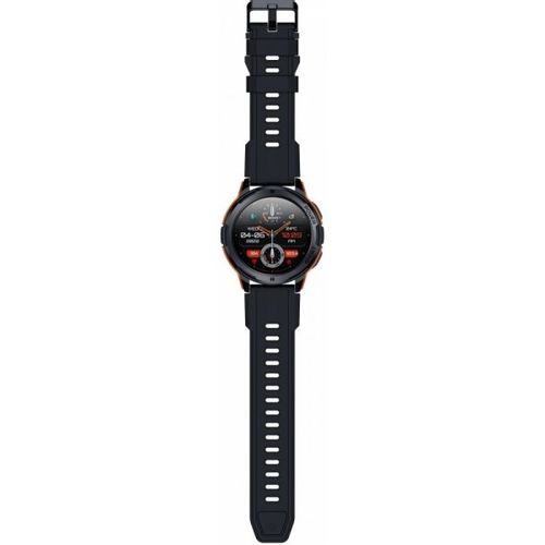 Oukitel BT10 Smart Watch Sport Rugged 410mAh/Heart rate/SpO2/Accelerometer/crno narandzasti slika 3