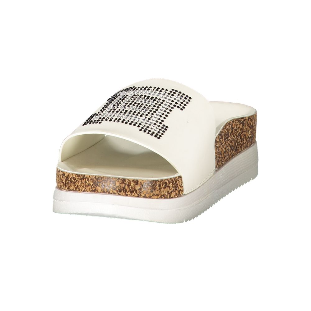 LAURA BIAGIOTTI WOMEN'S WHITE SLIPPER FOOTWEAR slika 3