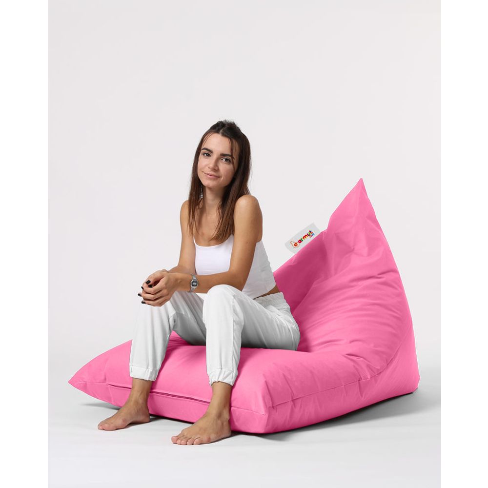 Pufna za sjedenje 'Pyramid Big Bed' - Roza boja s motivom vrta slika 5