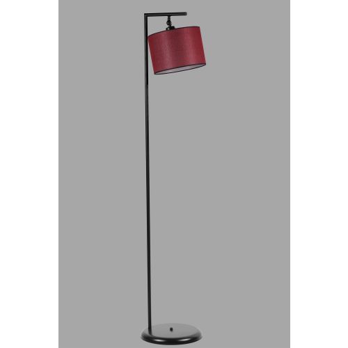 Podni lampa Smart8733-7 u crnoj i bordo crvenoj boji slika 2